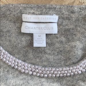 ❤️SOLD❤️ Charter Club Sweater 💯 % Cashmere Sz M